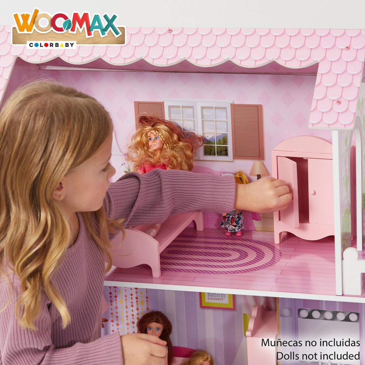 Кукольный дом Play & Learn 14 Piese 80 x 112 x 31 cm-6