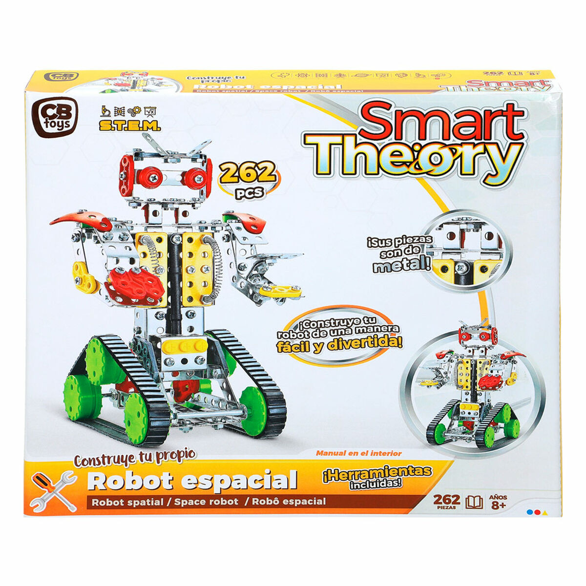 Строительный набор Colorbaby Smart Theory 262 Предметы Робот (6 штук)-4