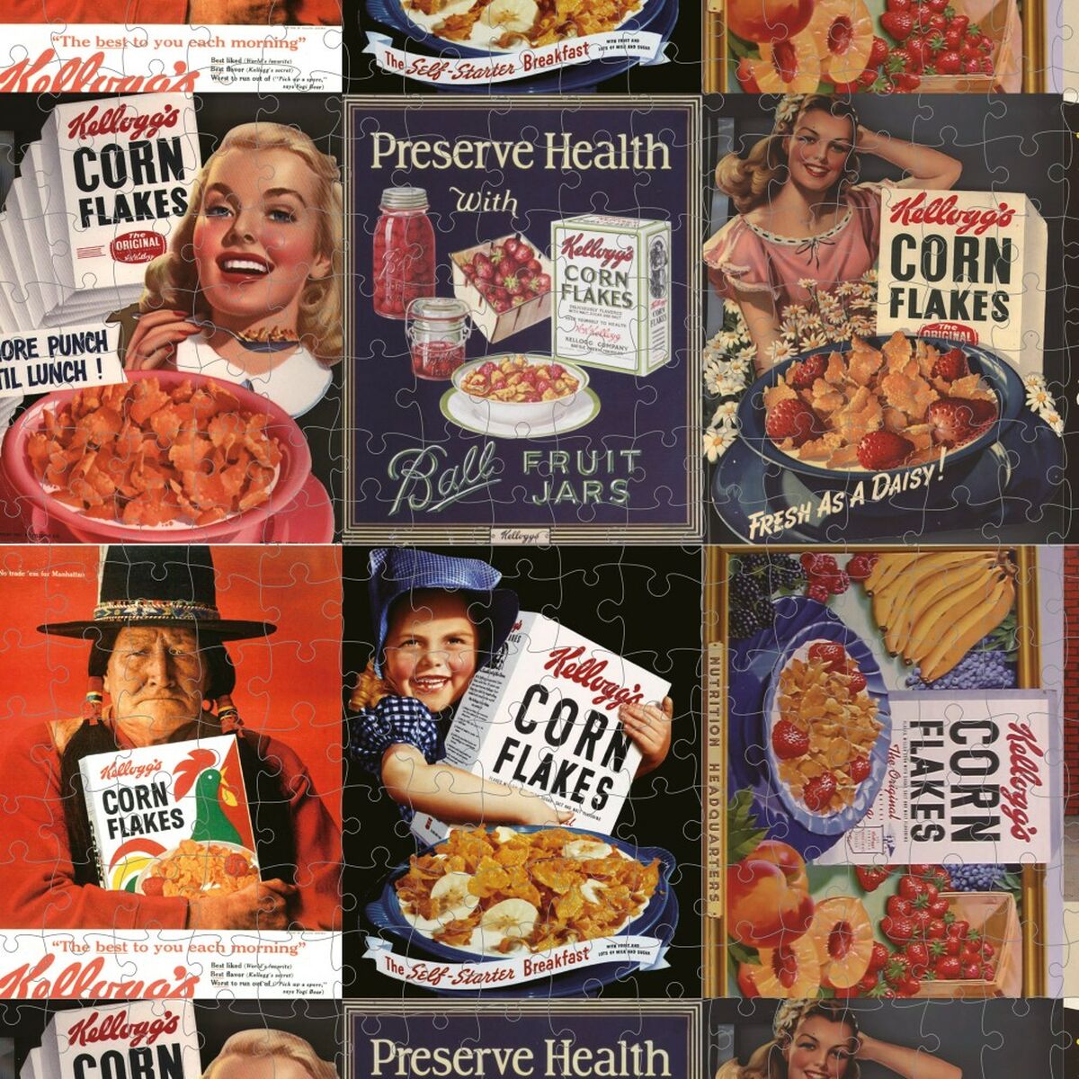 Головоломка Kellogg's Corn Flakes 300 Предметы 45 x 60 cm (6 штук)-5