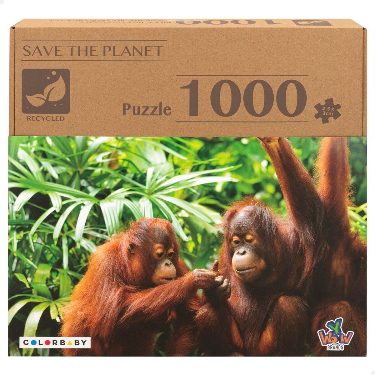 Головоломка Colorbaby Orangutan 6 штук 68 x 50 x 0,1 cm-2