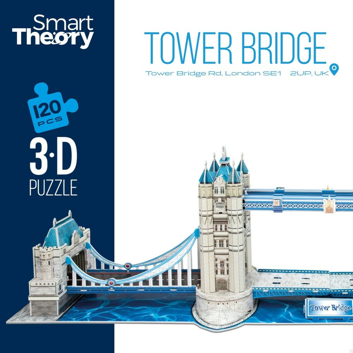 3D-паззл Colorbaby Tower Bridge 120 Предметы 77,5 x 23 x 18 cm (6 штук)-3