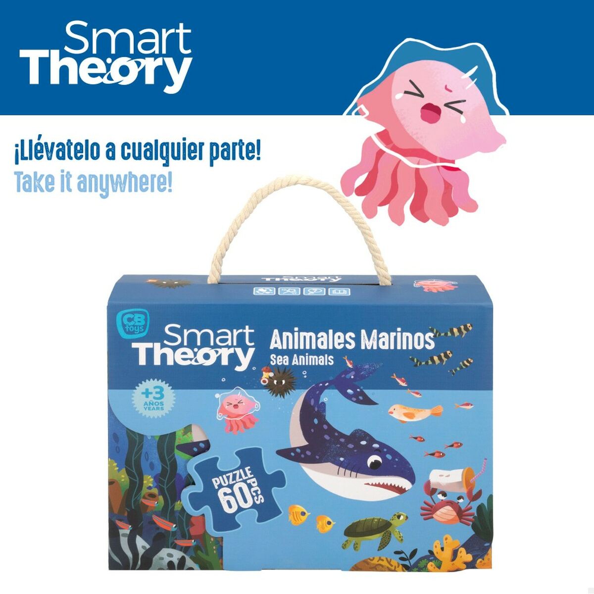 Детский паззл Colorbaby Sea Animals 60 Предметы 60 x 44 cm (6 штук)-5