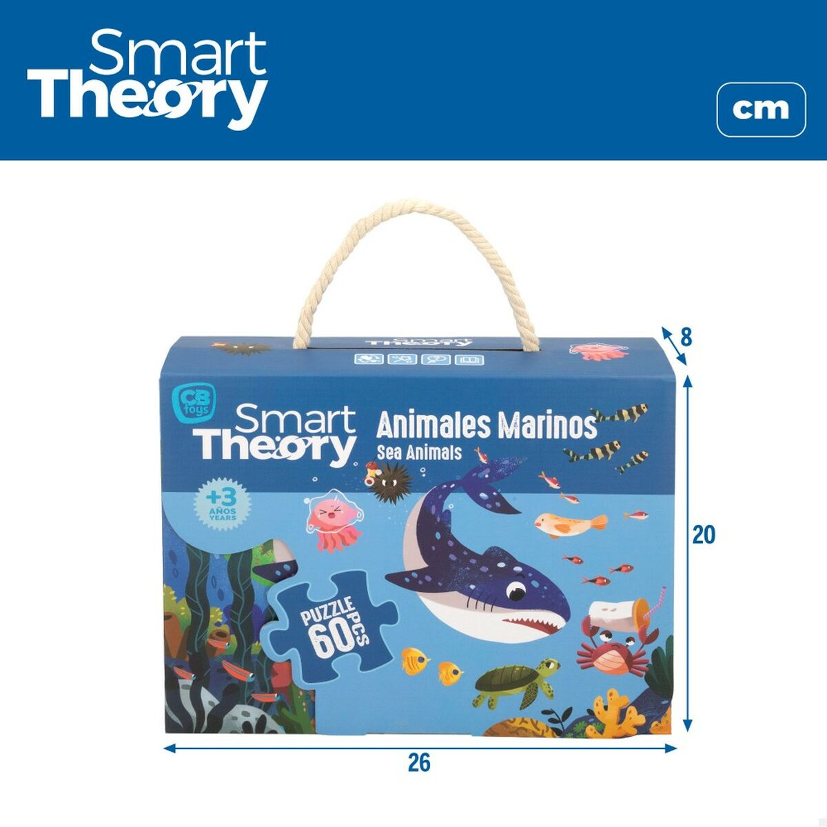 Детский паззл Colorbaby Sea Animals 60 Предметы 60 x 44 cm (6 штук)-7