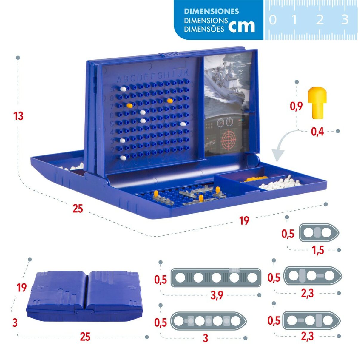 Настольная игра Colorbaby Naval combat (12 штук)-4