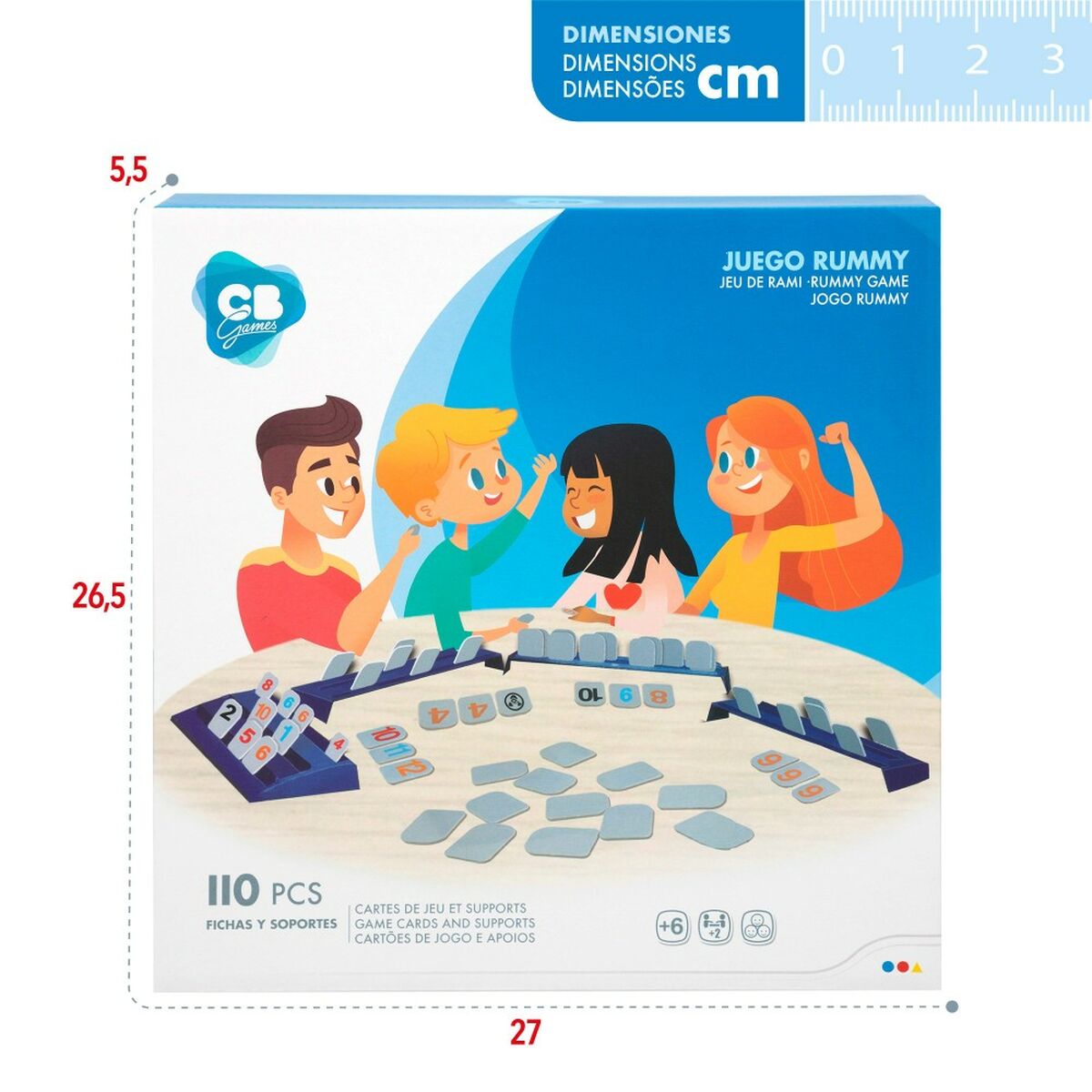 Настольная игра Colorbaby   26 x 3 x 10 cm (6 штук)-5