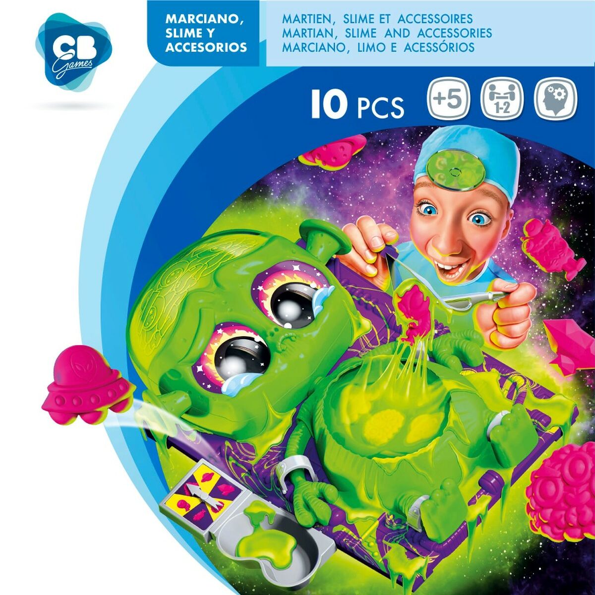 Настольная игра Colorbaby Slime (6 штук)-3