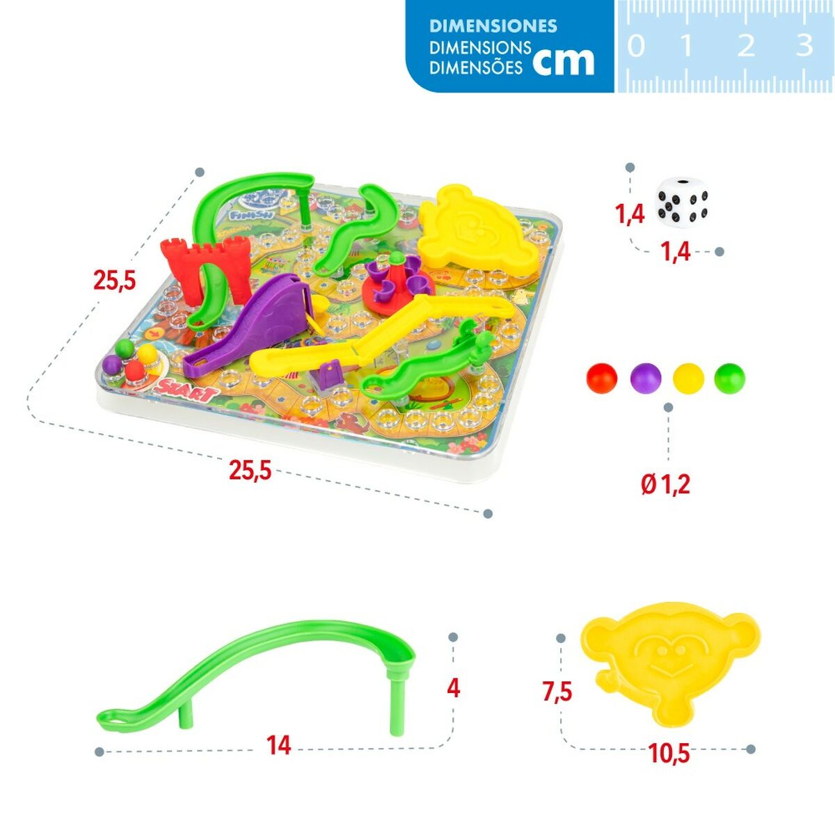 Настольная игра Colorbaby лестница 3D (6 штук)-6