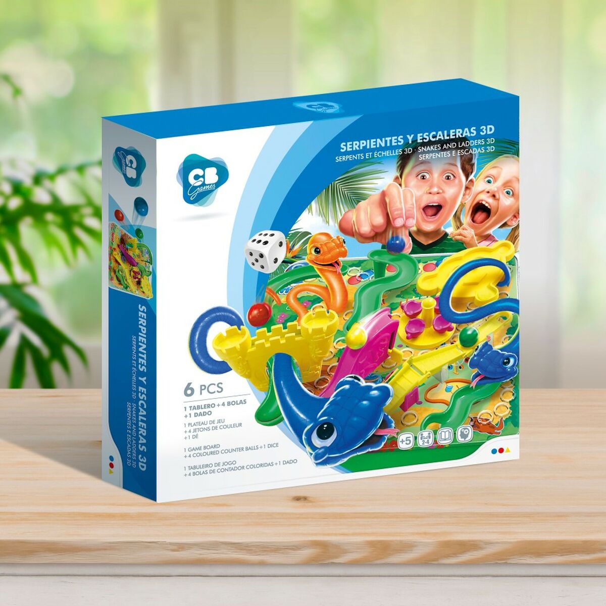 Настольная игра Colorbaby лестница 3D (6 штук)-7