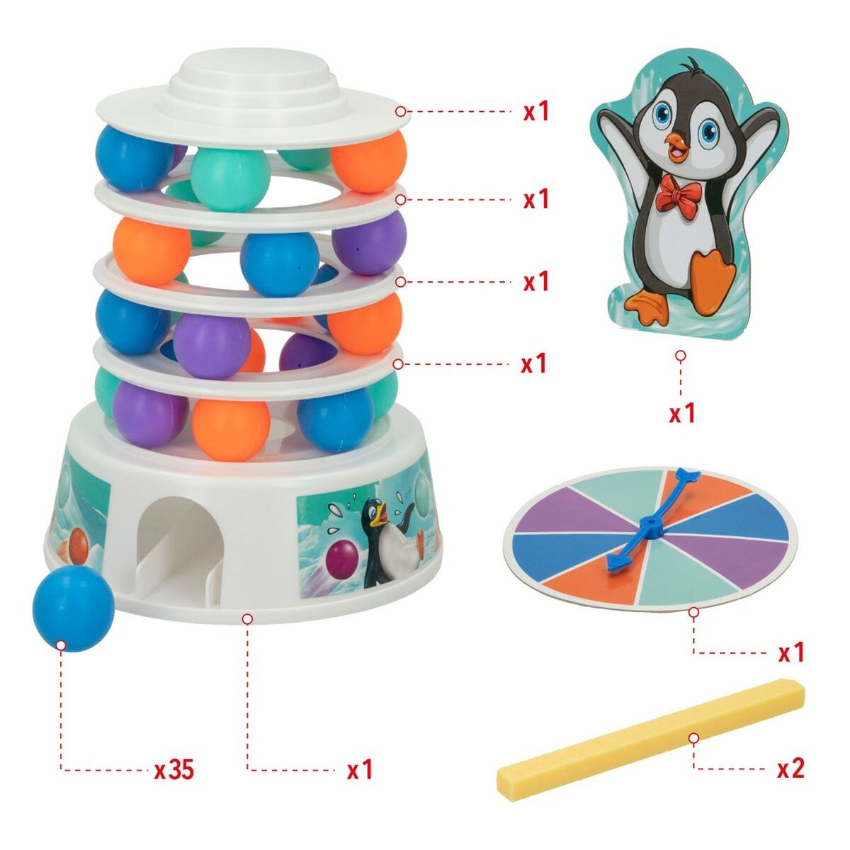 Настольная игра Colorbaby Пингвин (6 штук)-5