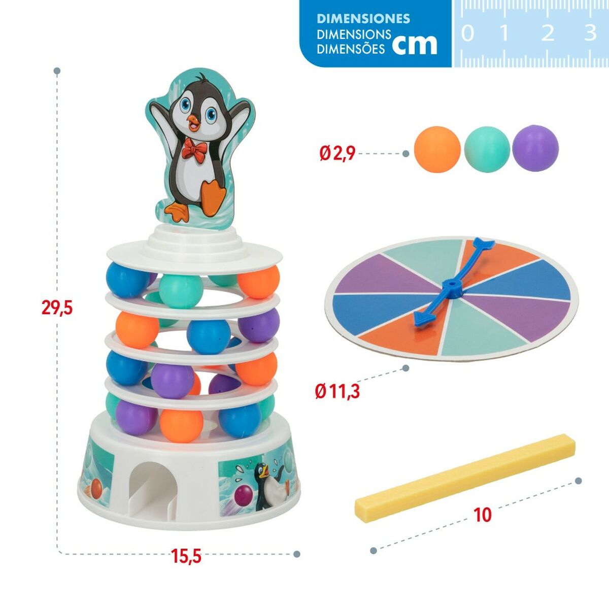 Настольная игра Colorbaby Пингвин (6 штук)-6