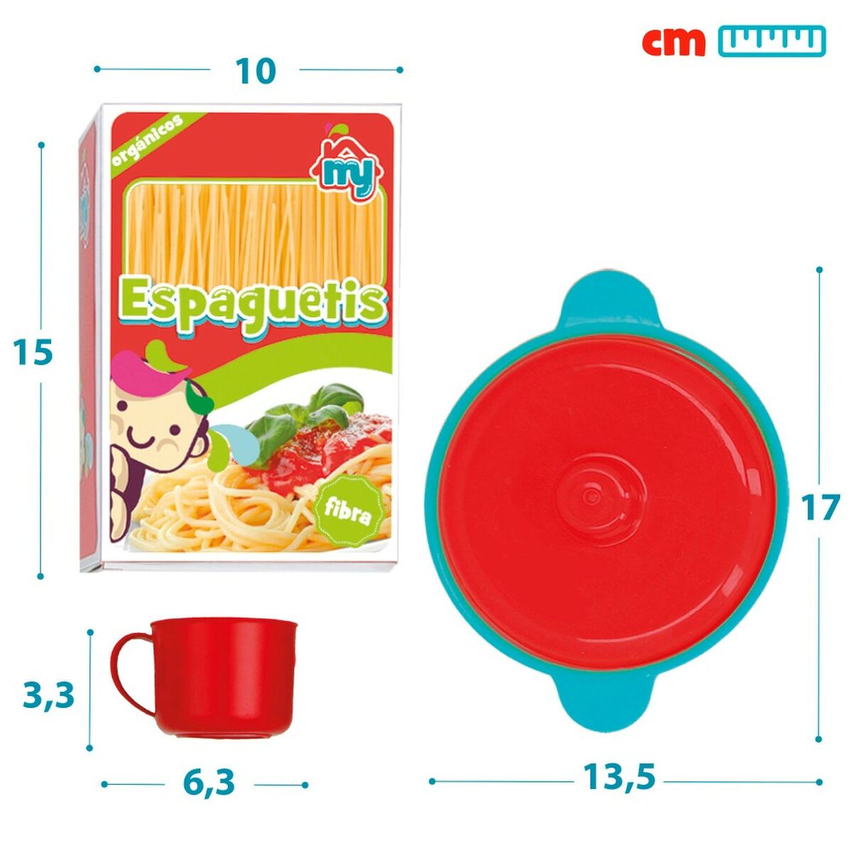Набор игрушечных продуктов Colorbaby Посуда и кухонные принадлежности 31 Предметы (6 штук)-7