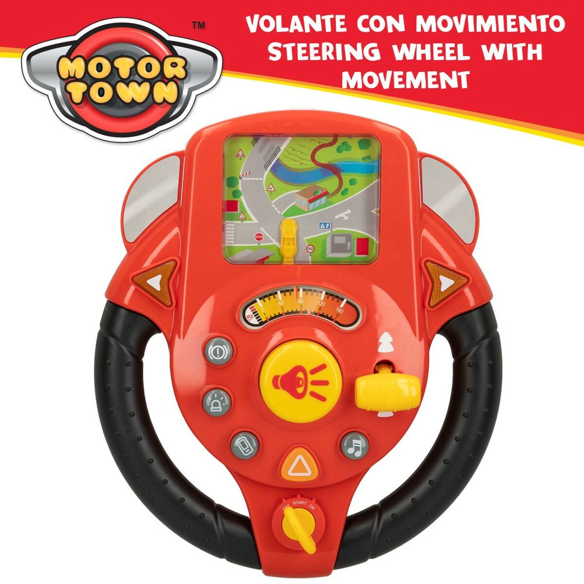 Музыкальная Игрушка Motor Town Свет Звук Красный 25,5 x 12,5 x 29,5 cm (2 штук)-3