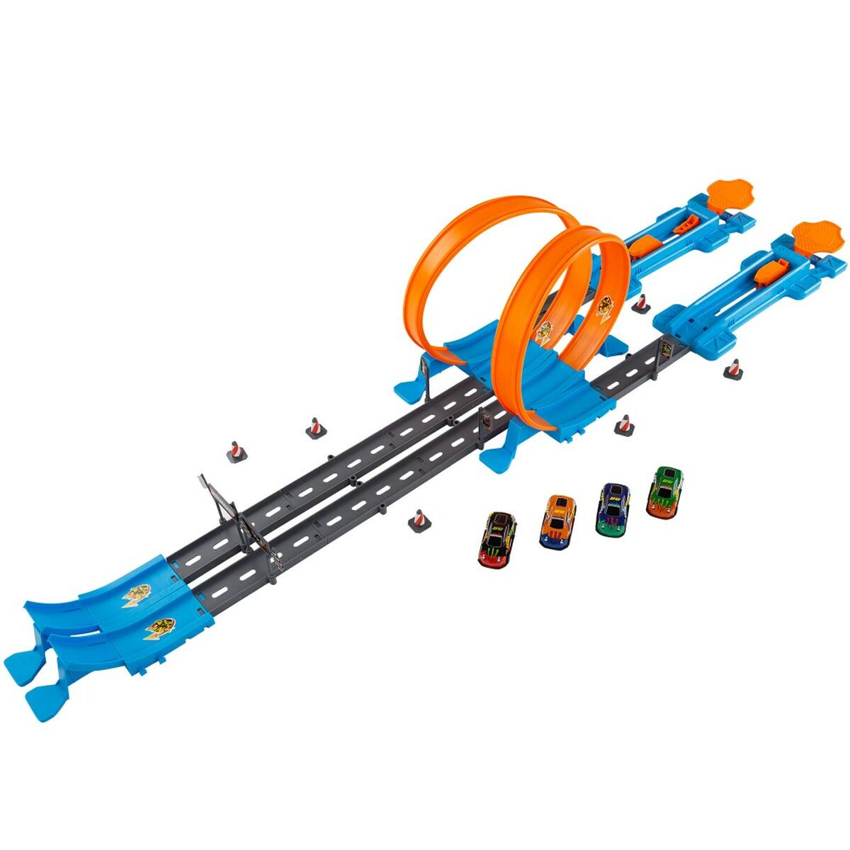 Акробатическая трасса Speed & Go 4 Автомобиль 4 штук 112,5 x 22 x 25 cm-2