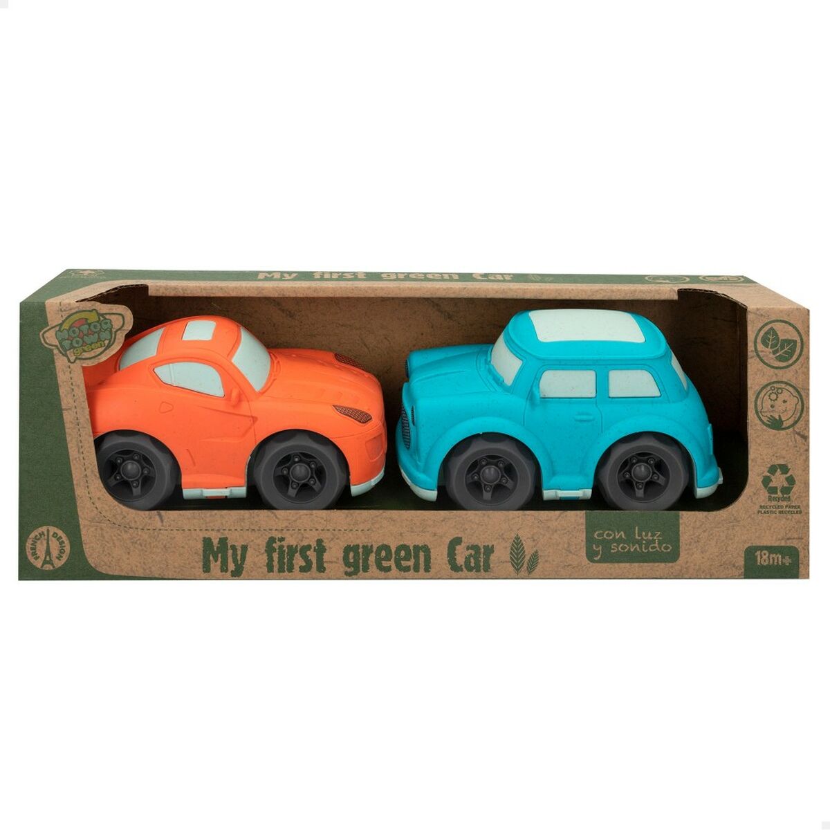 Набор машинок Motor Town Звук Свет 15 x 8,5 x 8,5 cm (4 штук)-3