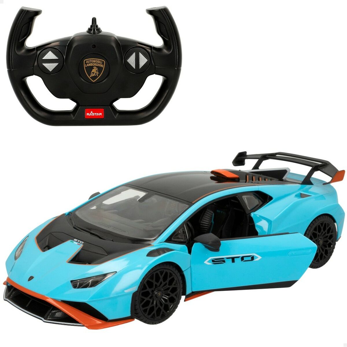 Машинка на радиоуправлении Lamborghini Huracán STO Синий 1:14 (2 штук)-2