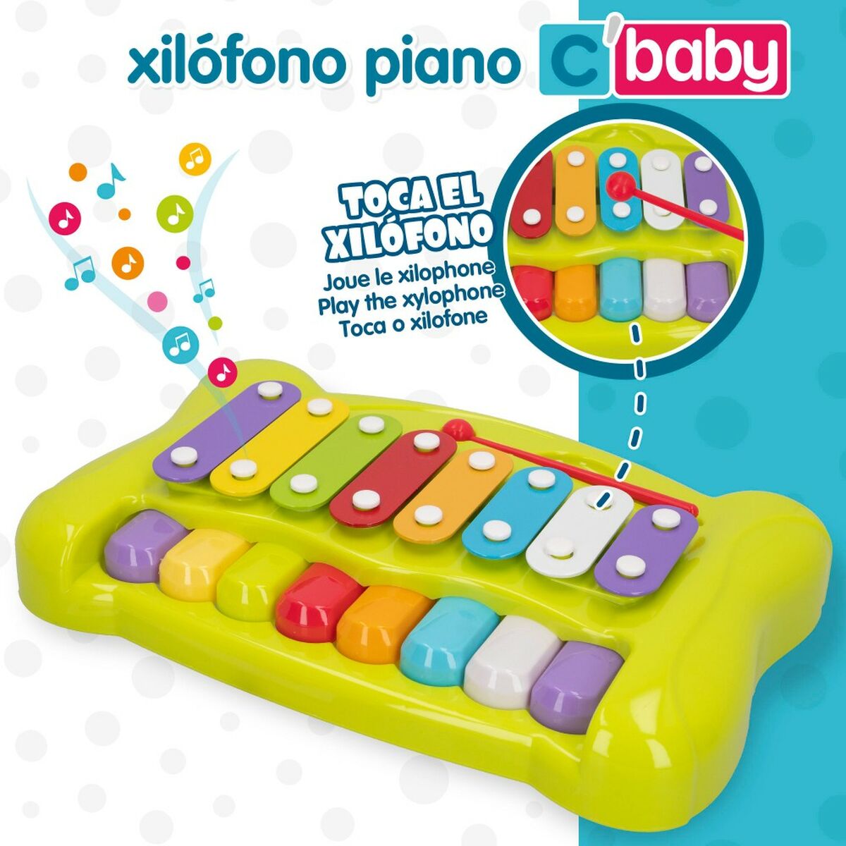 Музыкальная Игрушка Colorbaby Металл Пластик 34 x 6 x 21 cm (6 штук)-3