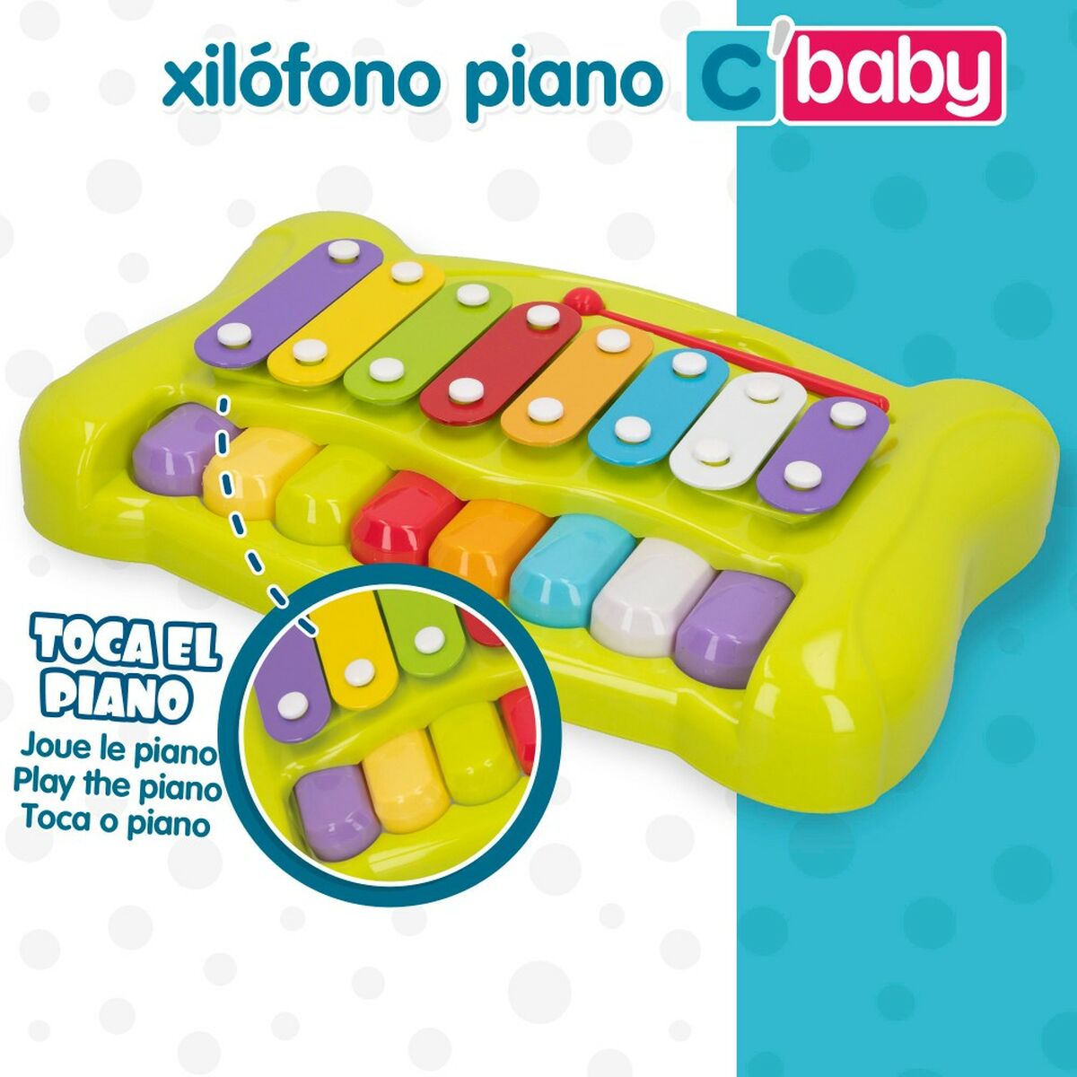 Музыкальная Игрушка Colorbaby Металл Пластик 34 x 6 x 21 cm (6 штук)-4
