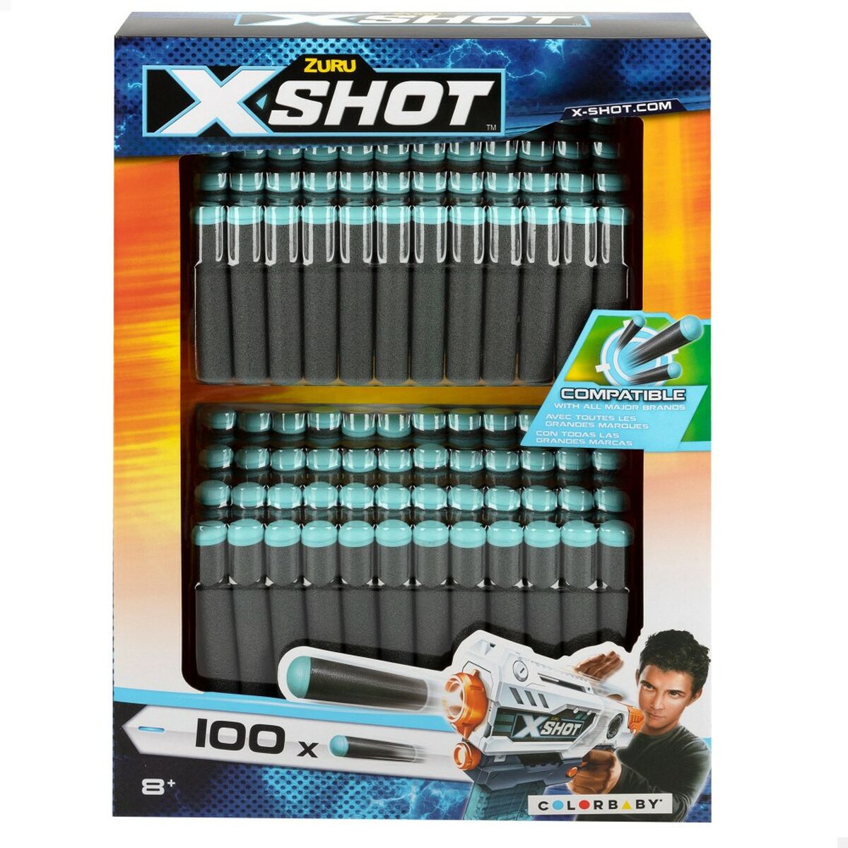 Дартс Zuru X-Shot 100 Предметы-2