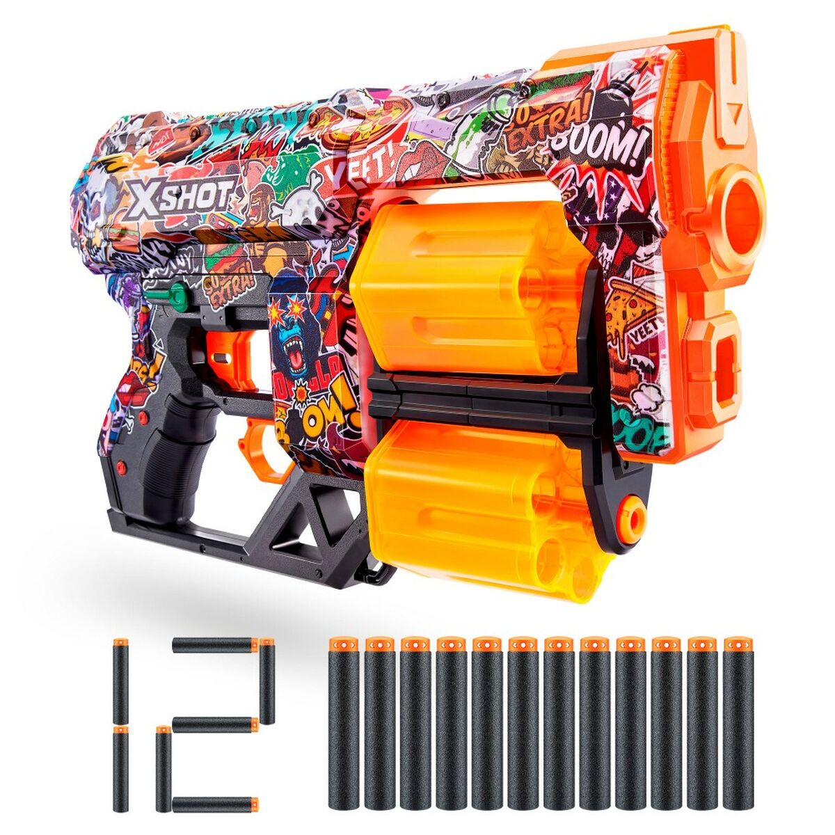 Пистолет с дротиками Zuru X-Shot Dread-2