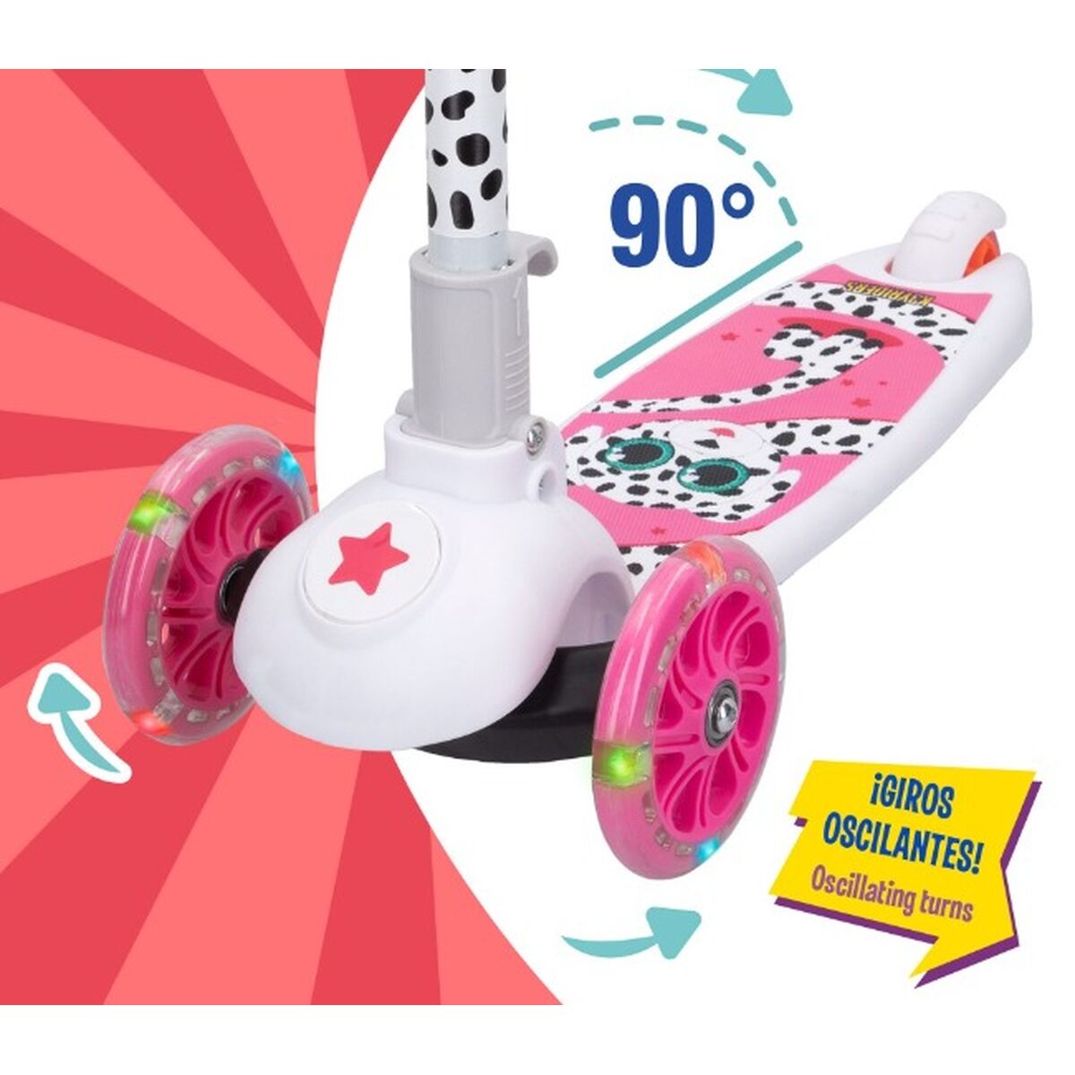 Скутер-скейт K3yriders Dotty 4 штук-4
