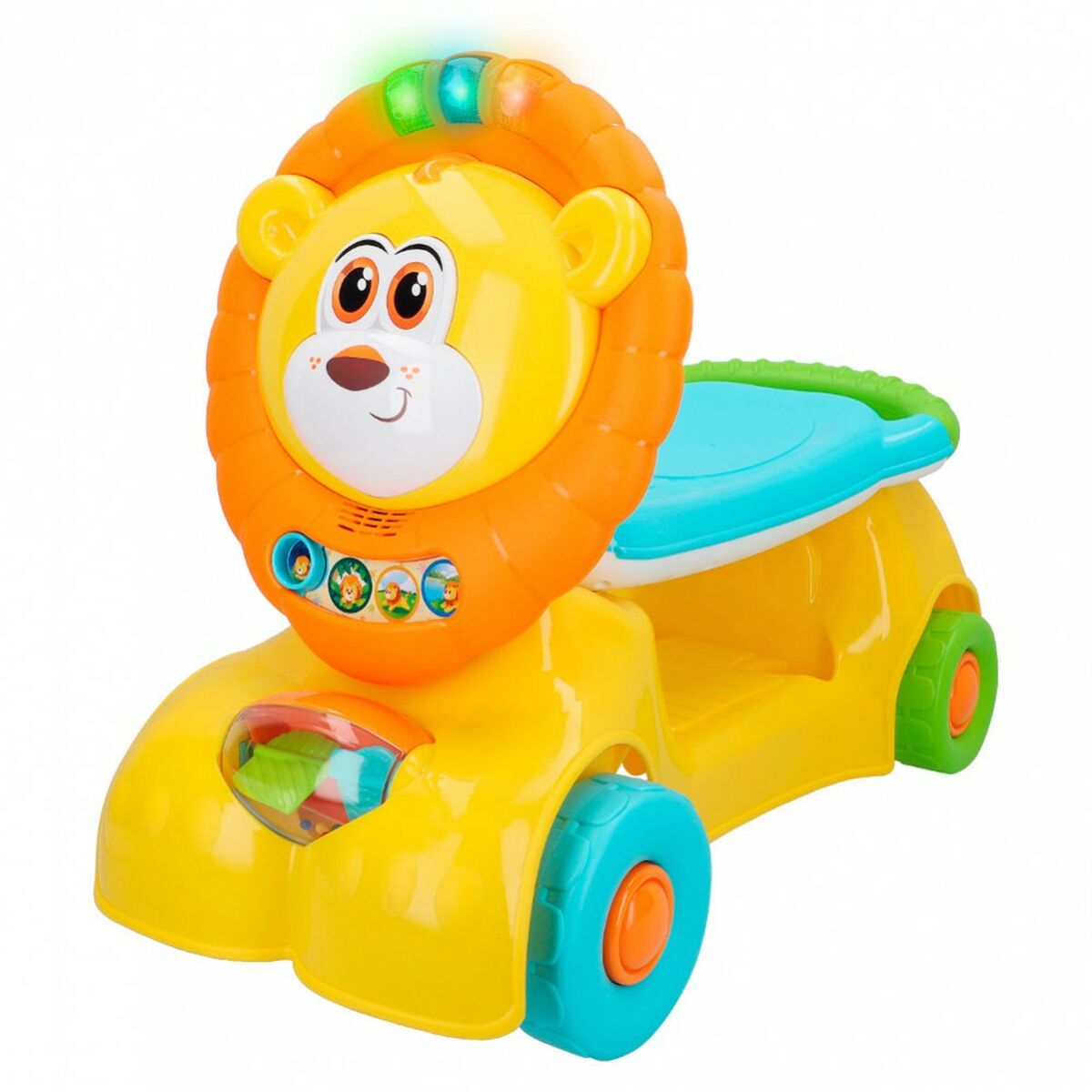 Машинка-каталка Winfun Лев Свет Звук 57 x 42 x 26 cm (2 штук)-2