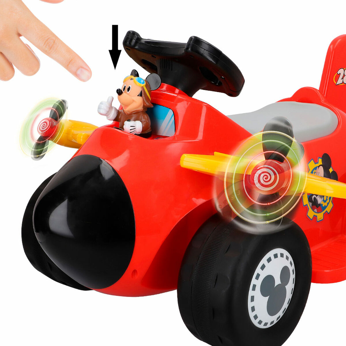 Детский электромобиль Mickey Mouse Аккумулятор Самолетик 6 V-3