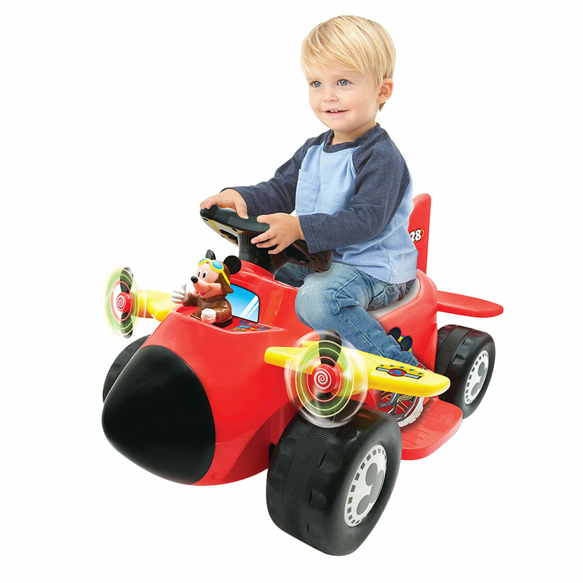 Детский электромобиль Mickey Mouse Аккумулятор Самолетик 6 V-6