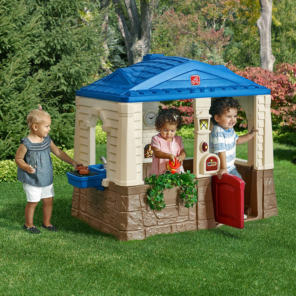 Игровой детский домик Step 2 Neat & Tidy Cottage 118 x 130 x 89 cm-3