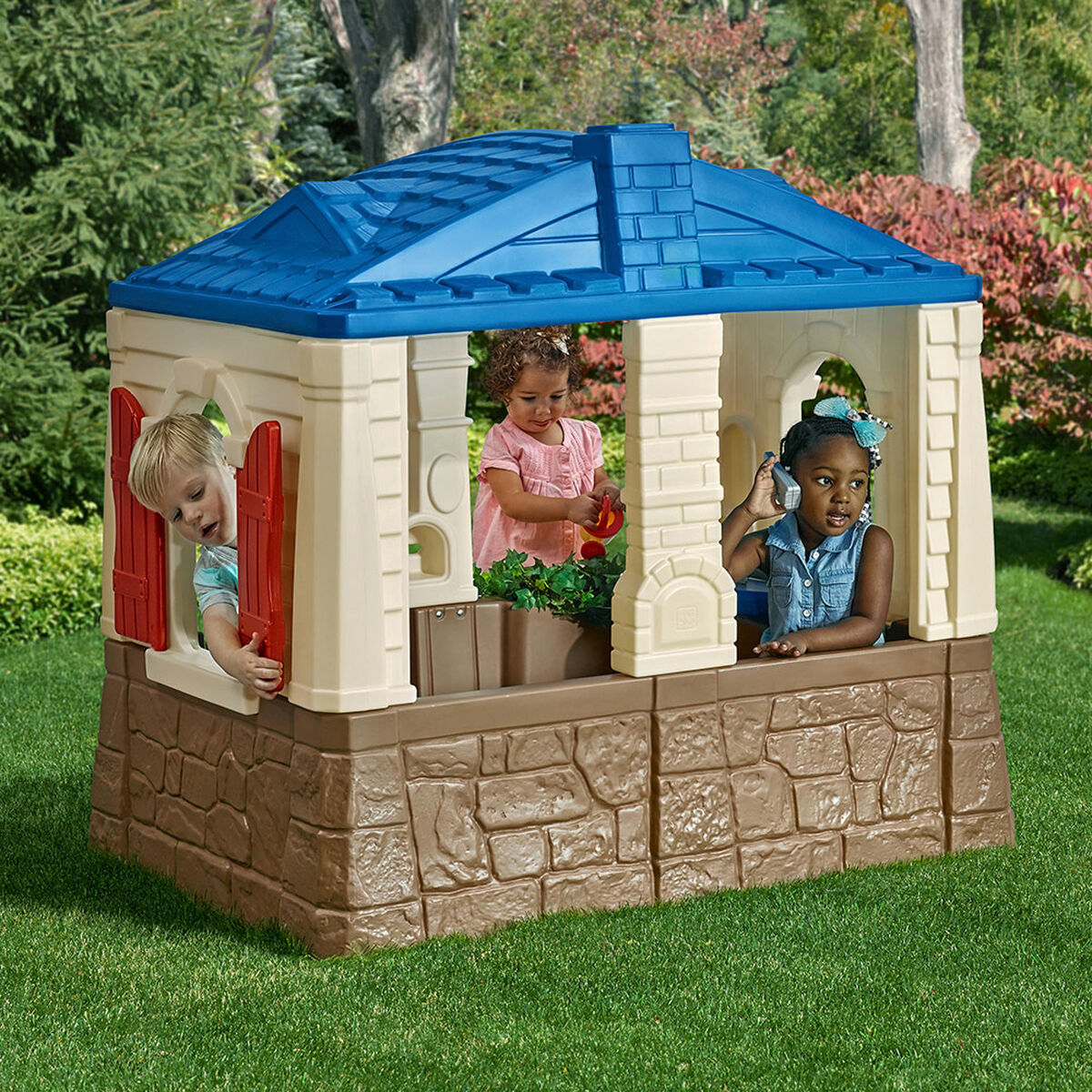 Игровой детский домик Step 2 Neat & Tidy Cottage 118 x 130 x 89 cm-4