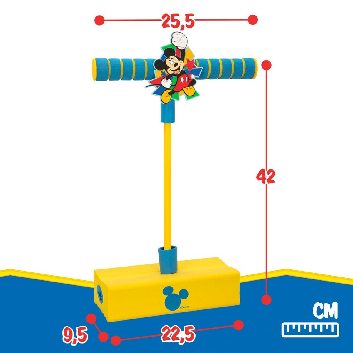 Пого-прыгалка Mickey Mouse 3D Жёлтый Детский (4 штук)-7