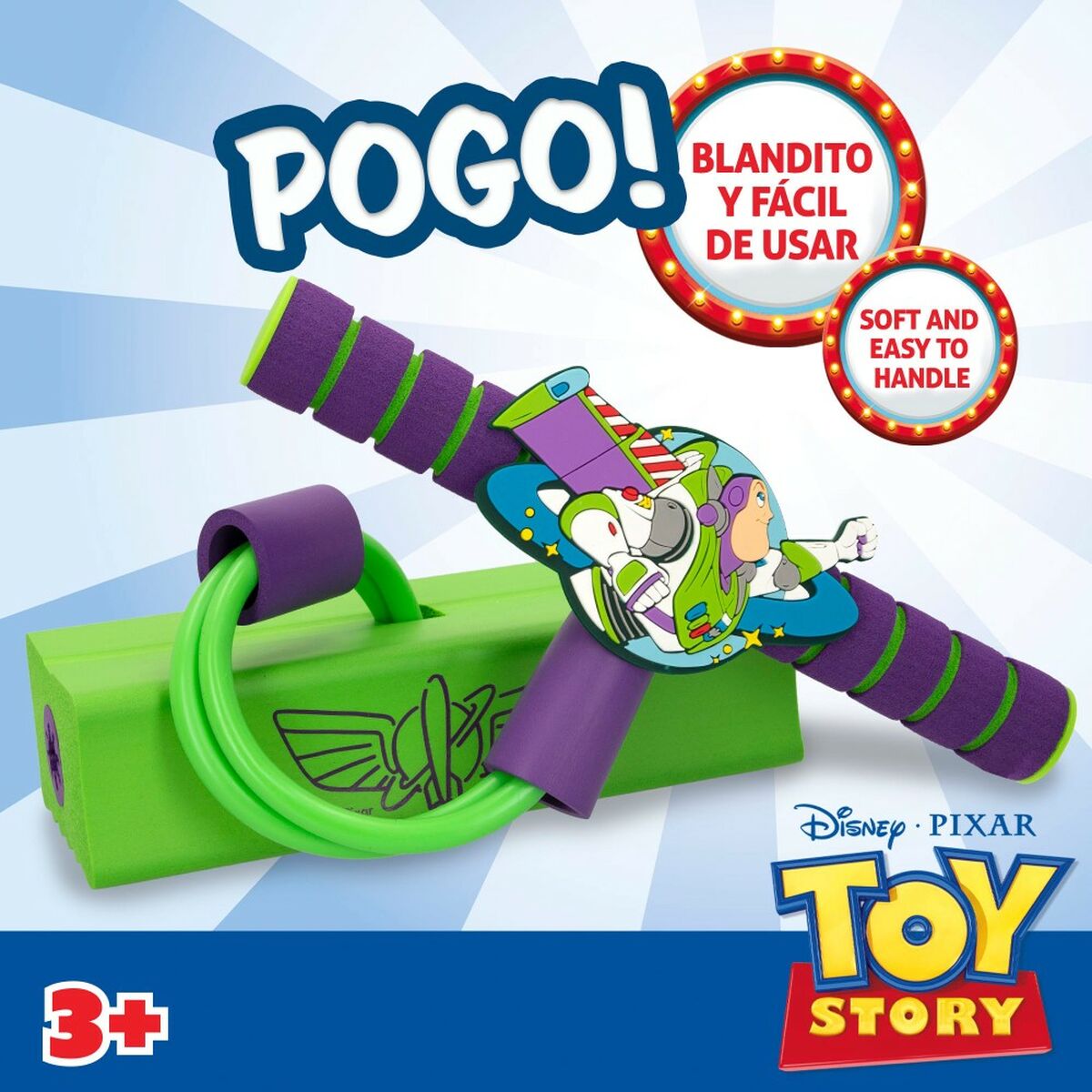 Pogo Jumper Toy Story 3D Grün Kinder (4 Stück)-5