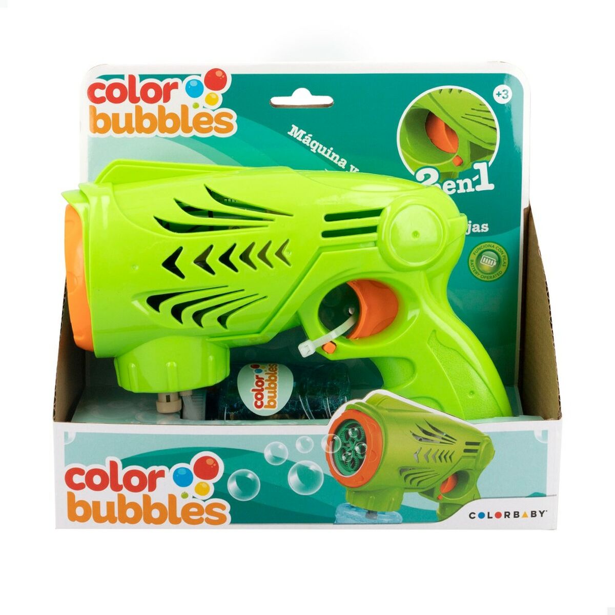 Мыльные пузыри Colorbaby Color Bubbles 150 ml Зеленый 20 x 16,5 x 8 cm (6 штук)-4