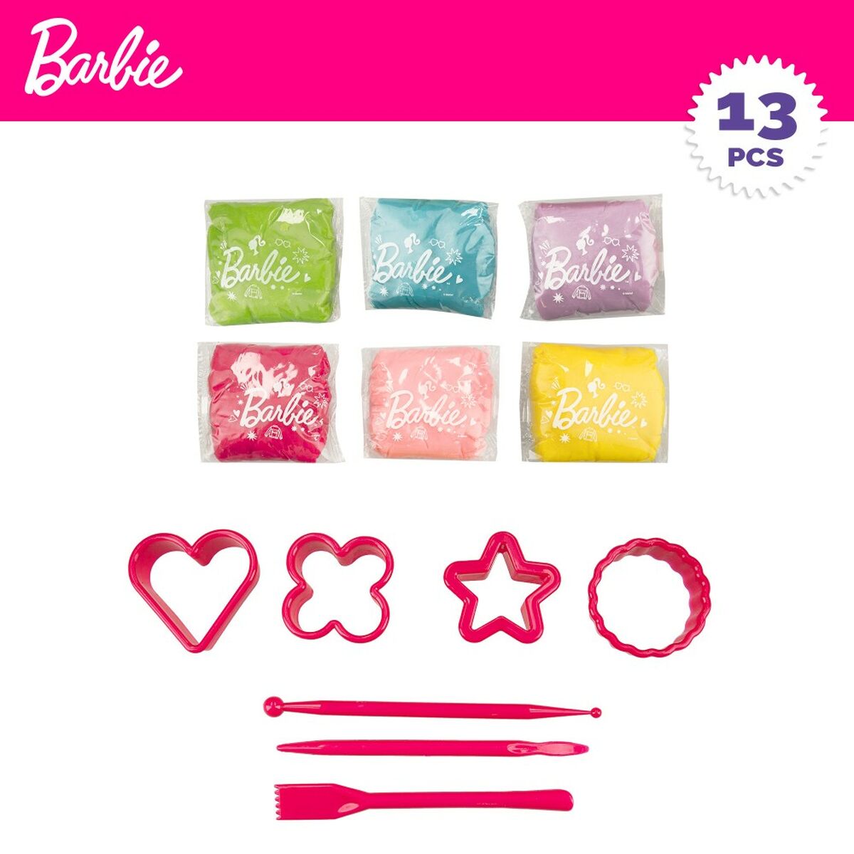 Креативная игра по моделированию пластилина Barbie Fashion Рюкзак 14 Piese 600 g-2