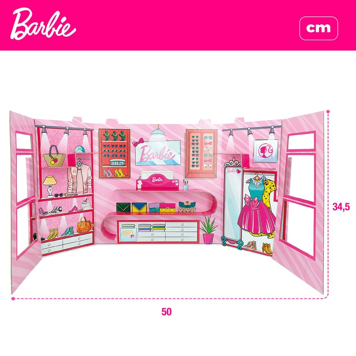 Playset Barbie Fashion Boutique 9 Предметы 6,5 x 29,5 x 3,5 cm-2