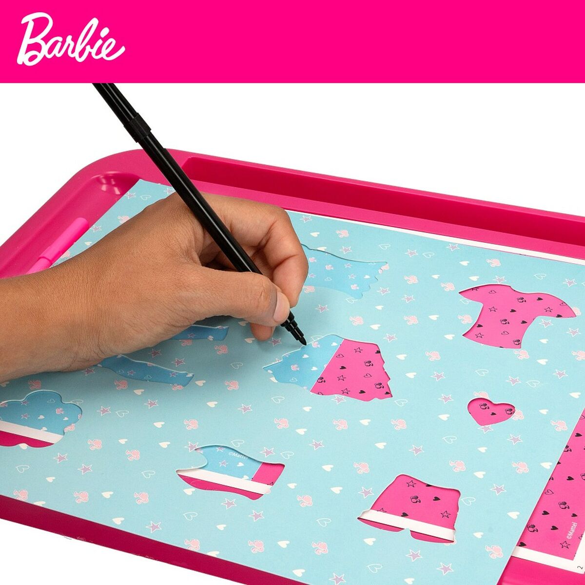 Студия моды Barbie Fashion Workshop Кукла Столик с подсветкой-5
