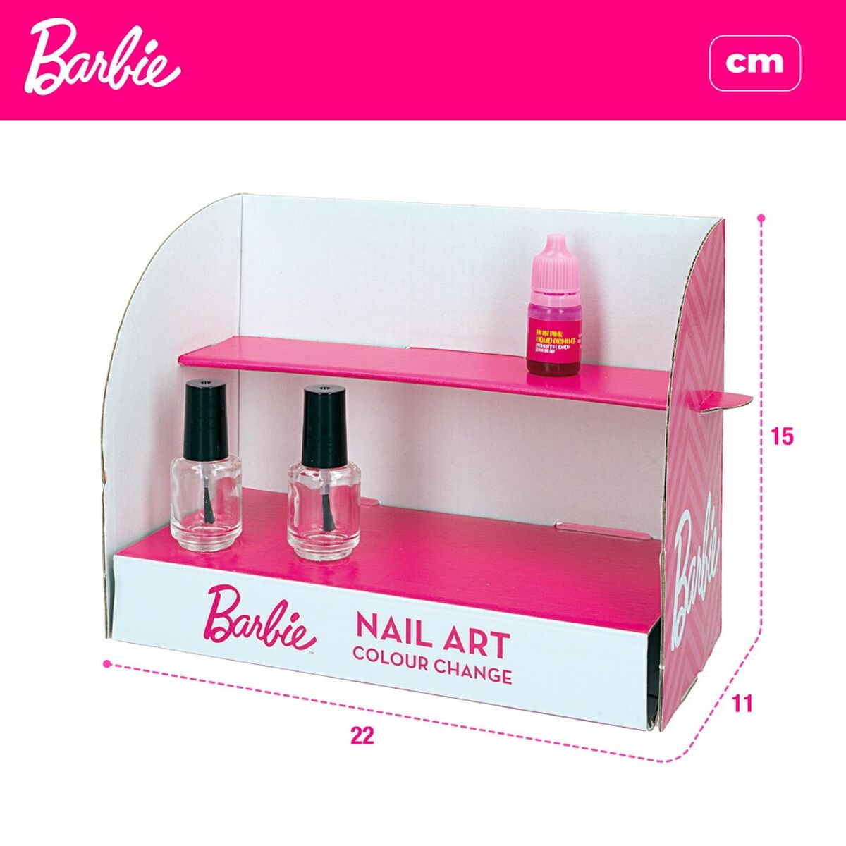 Kit to create Makeup Barbie Studio Color Change Лак для ногтей 15 Предметы-2