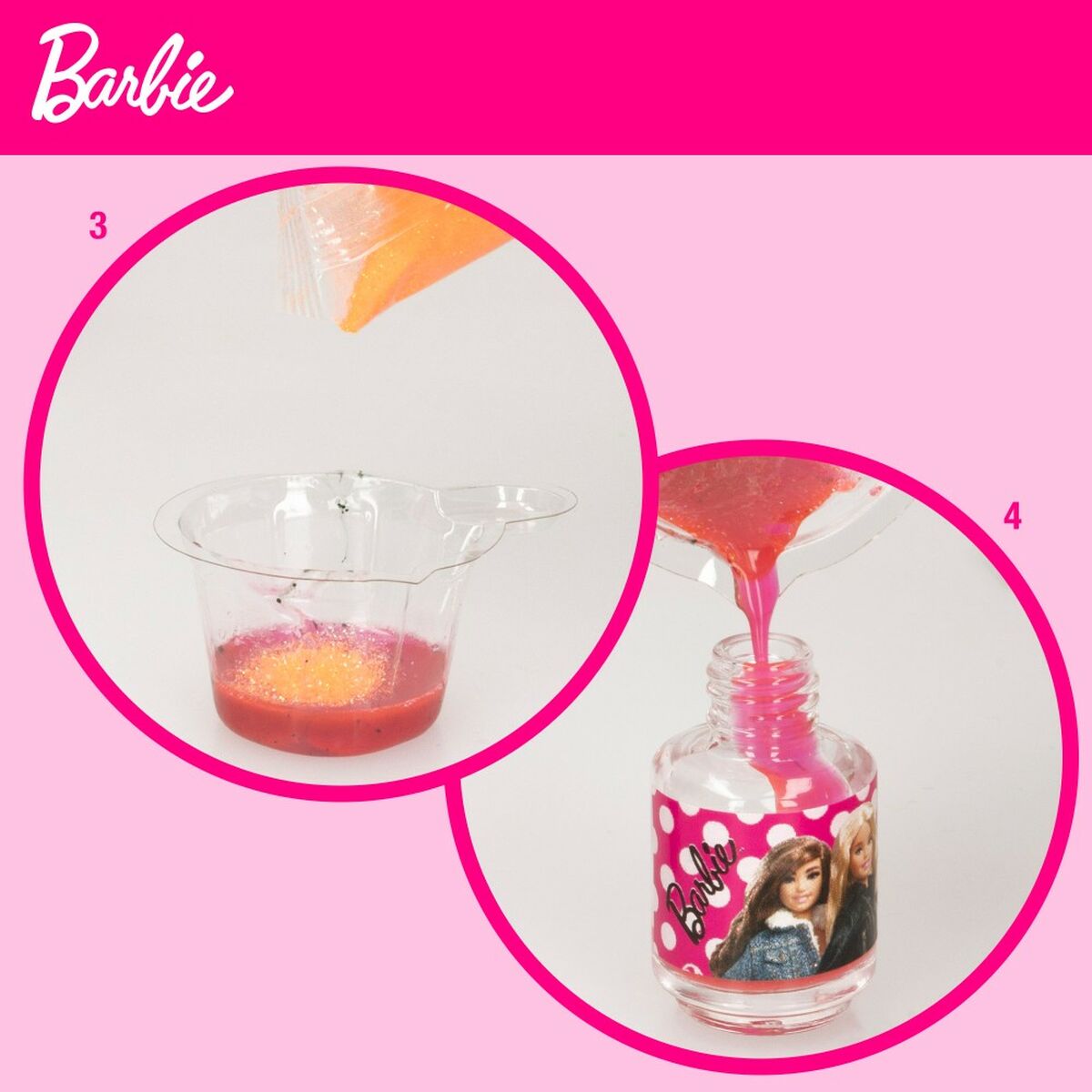 Kit to create Makeup Barbie Studio Color Change Лак для ногтей 15 Предметы-3