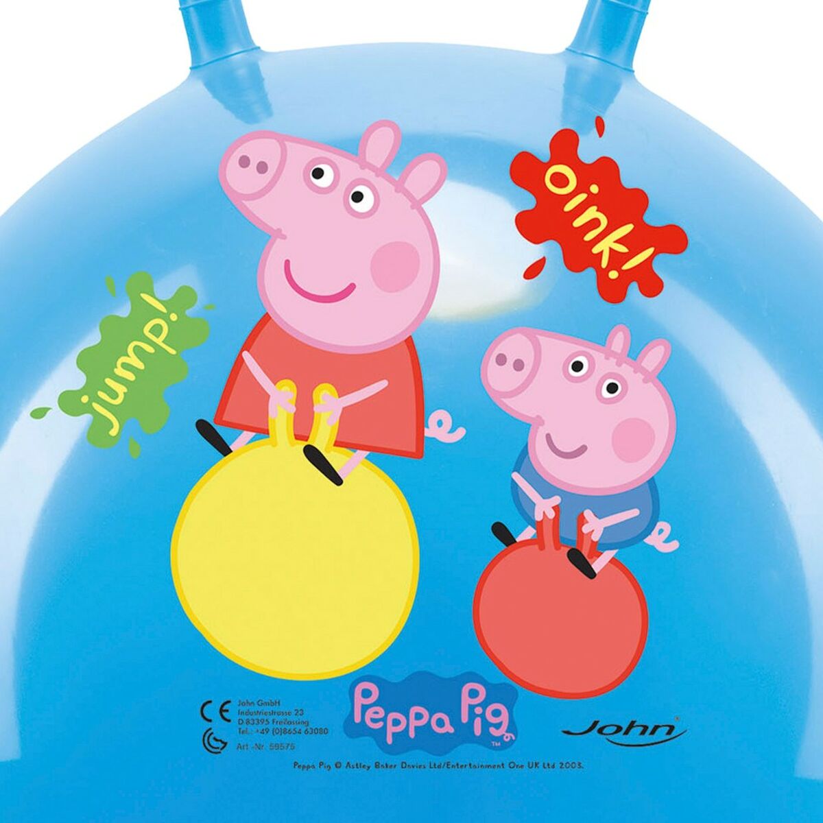 Прыгающий мяч Peppa Pig Ø 45 cm Синий (10 штук)-3
