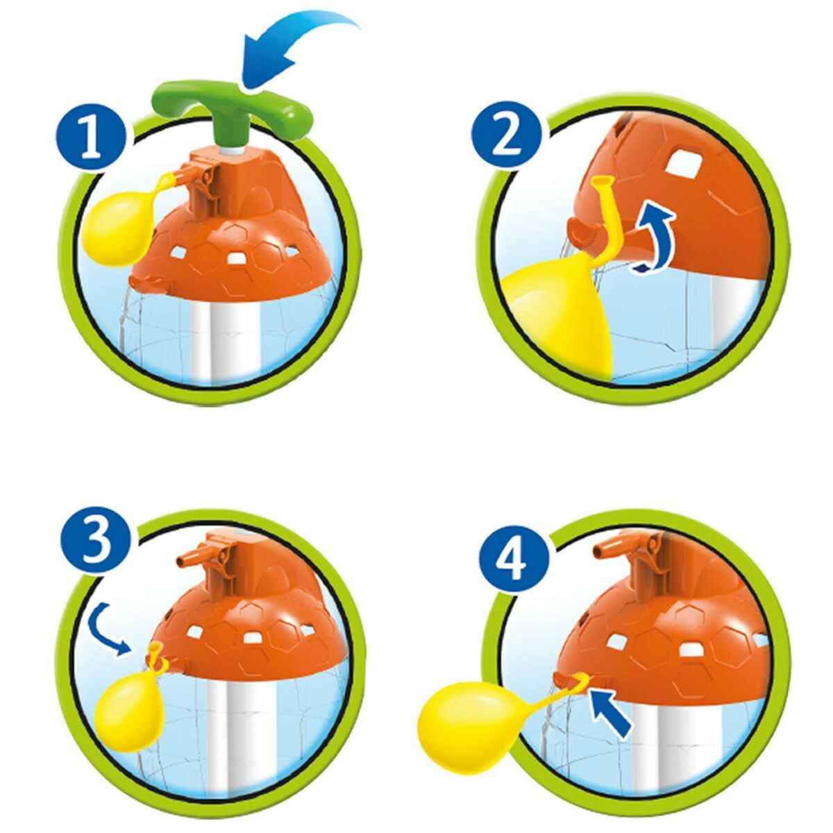 Водные шары с насосом Colorbaby Splash Автозамок 6 штук-2