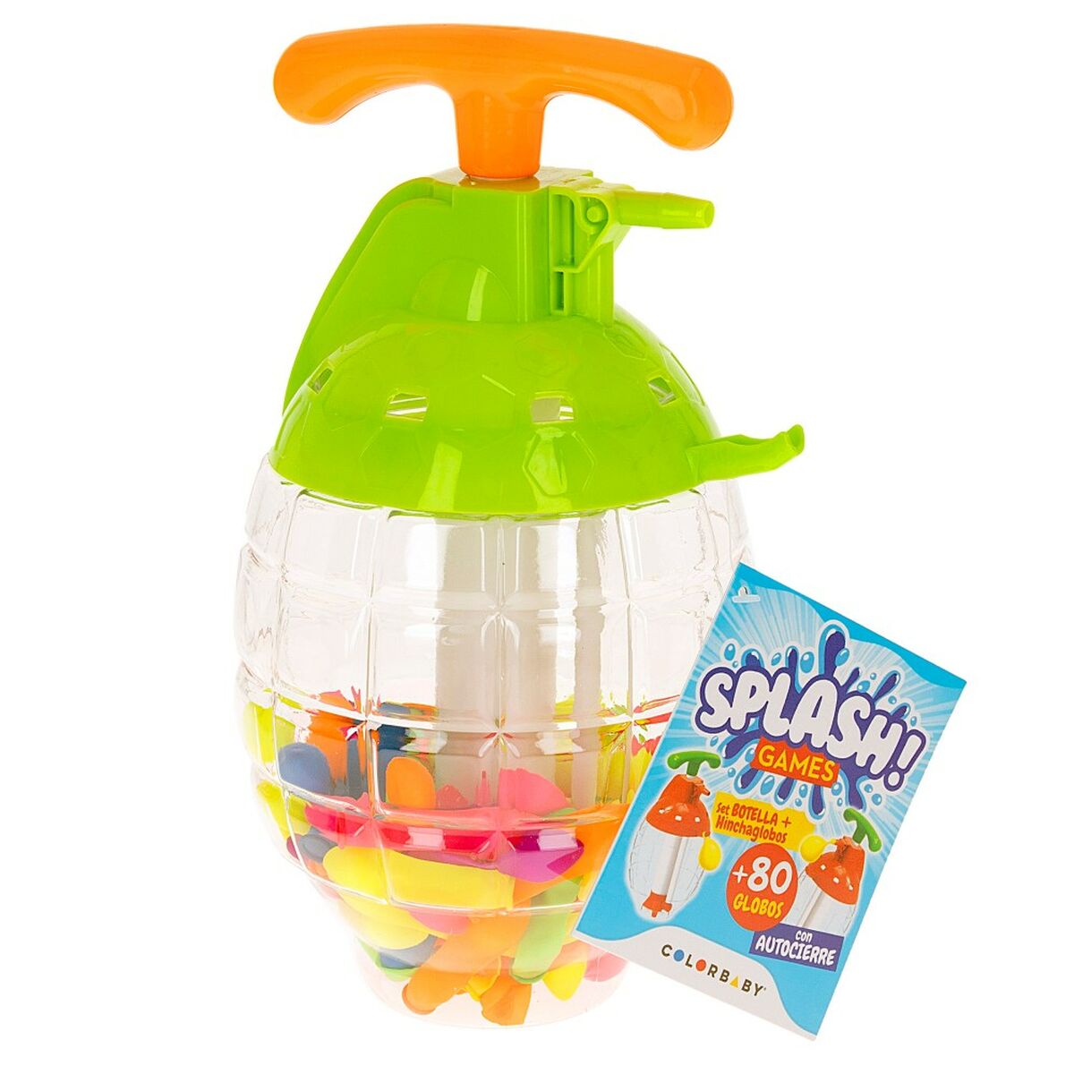 Водные шары с насосом Colorbaby Splash Автозамок 6 штук-5