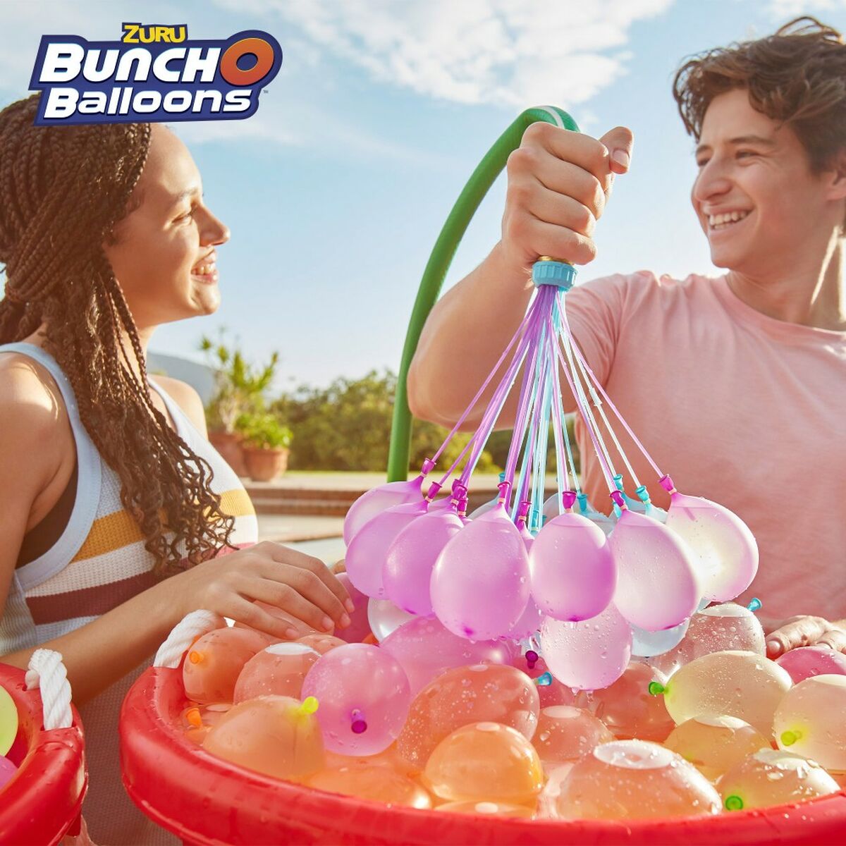 Водные шары с насосом Zuru Bunch-o-Balloons 24 штук-2