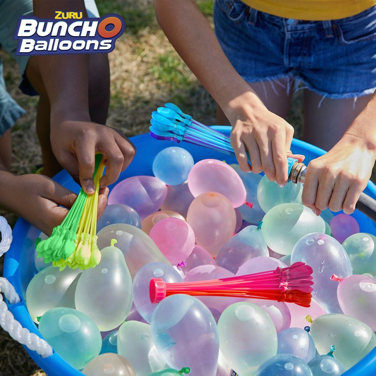 Водные шары с насосом Zuru Bunch-o-Balloons 24 штук-5
