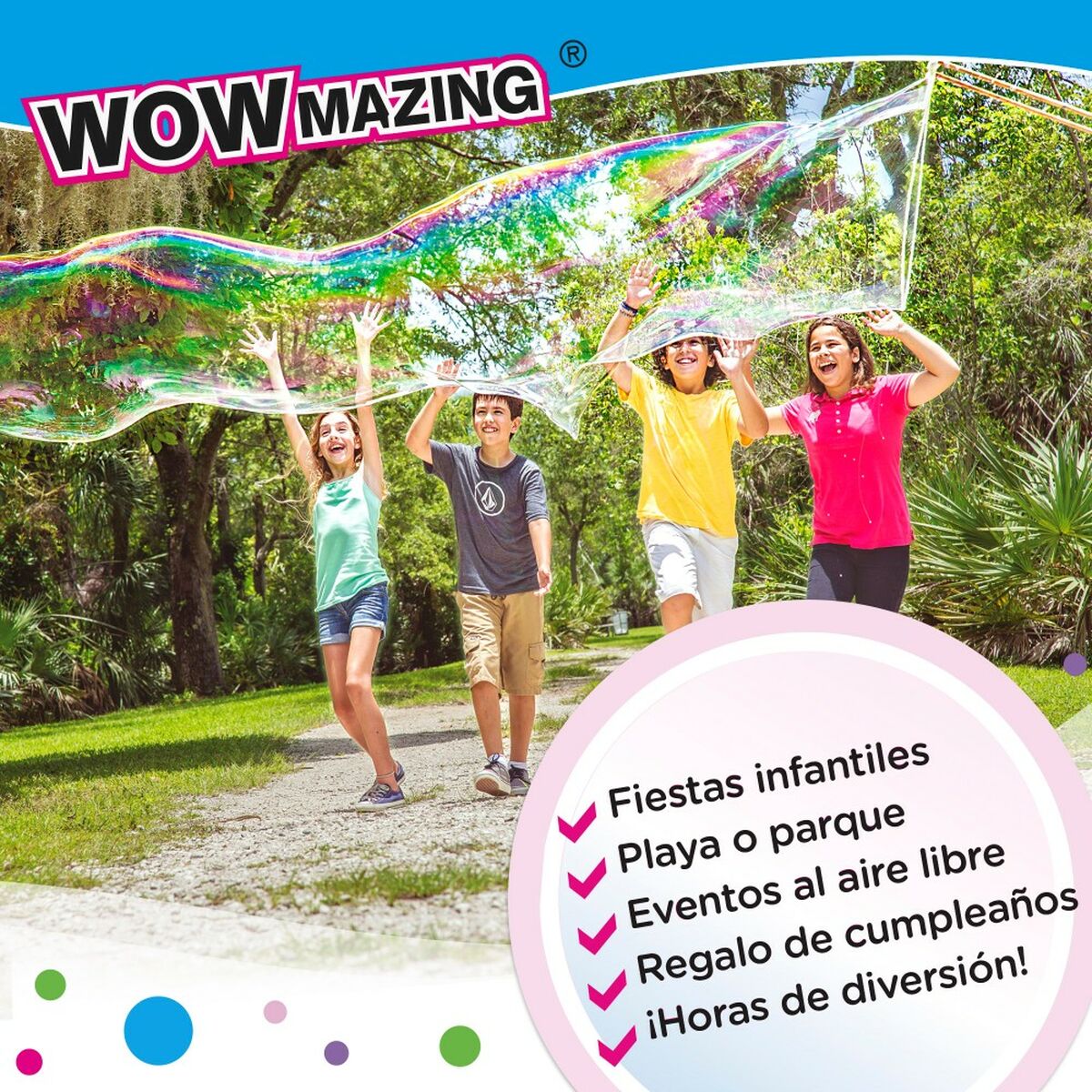 Soap bubbles WOWmazing 41 cm (20 pieces)-5