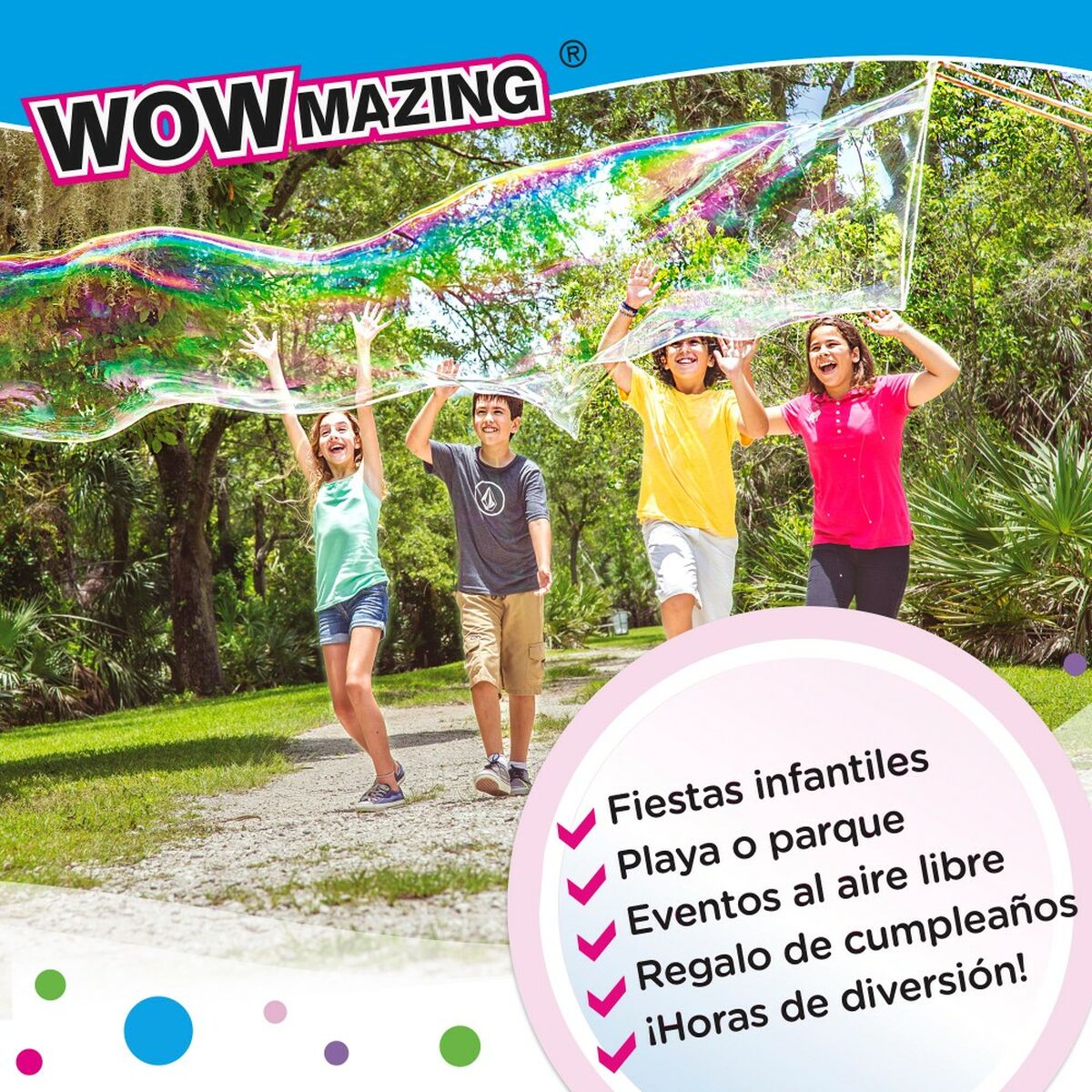 Soap bubbles WOWmazing 41 cm (24 pieces)-5