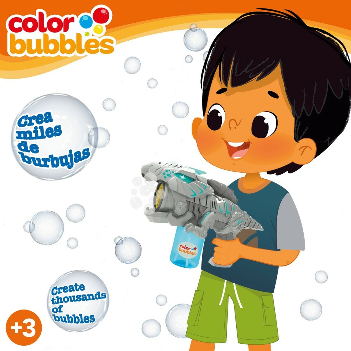 Мыльные пузыри Colorbaby Динозавр 130 ml 30 x 17,5 x 8 cm (6 штук)-3