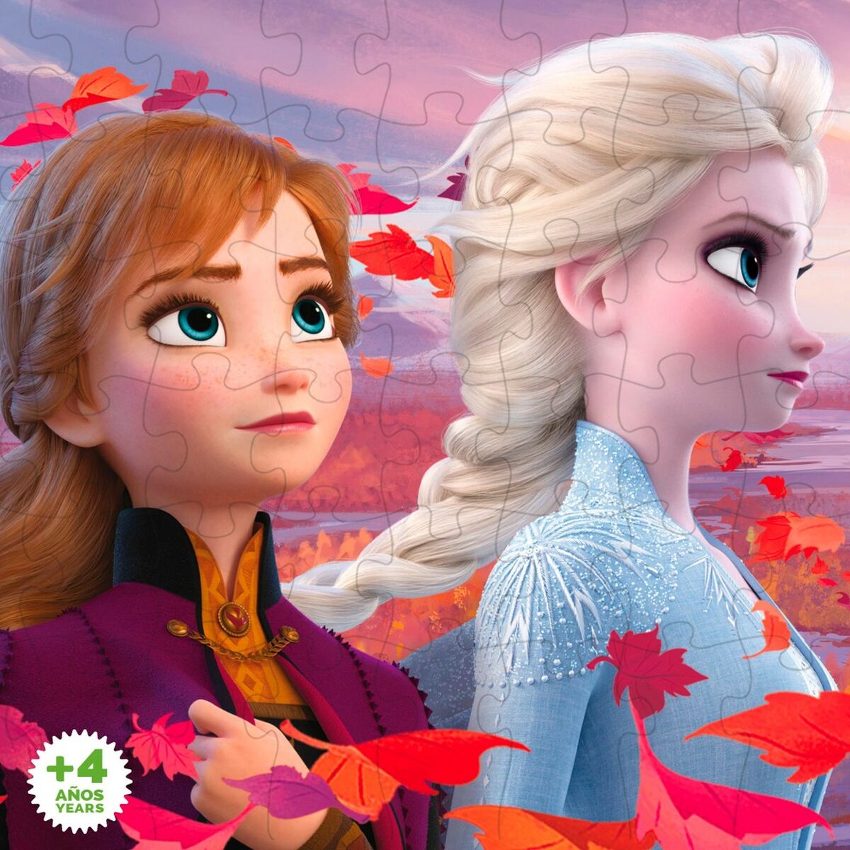Детский паззл Frozen Двухстороннее 60 Предметы 70 x 1,5 x 50 cm (12 штук)-5
