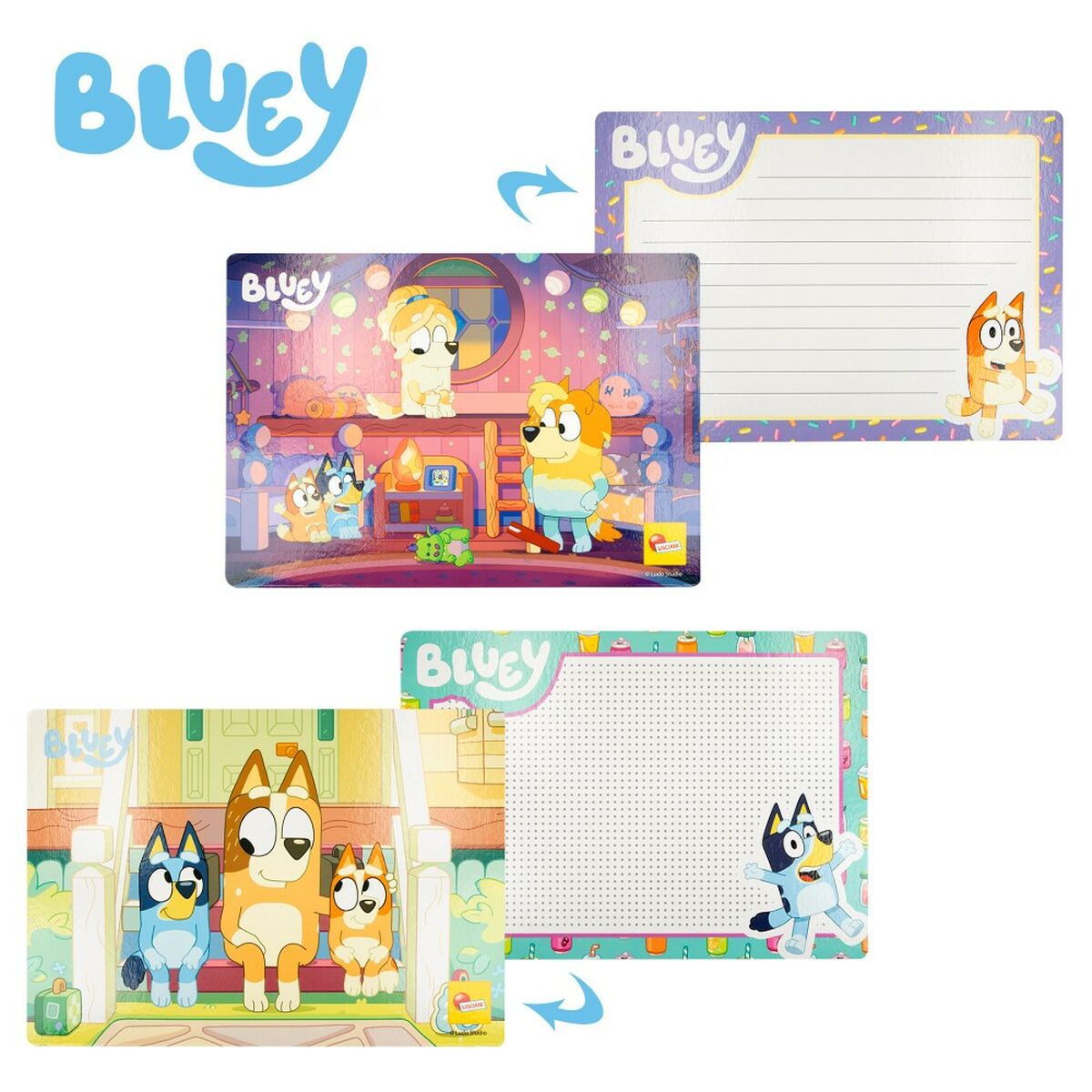 Набор для рисования Bluey Pocket Drawing School (12 штук)-3