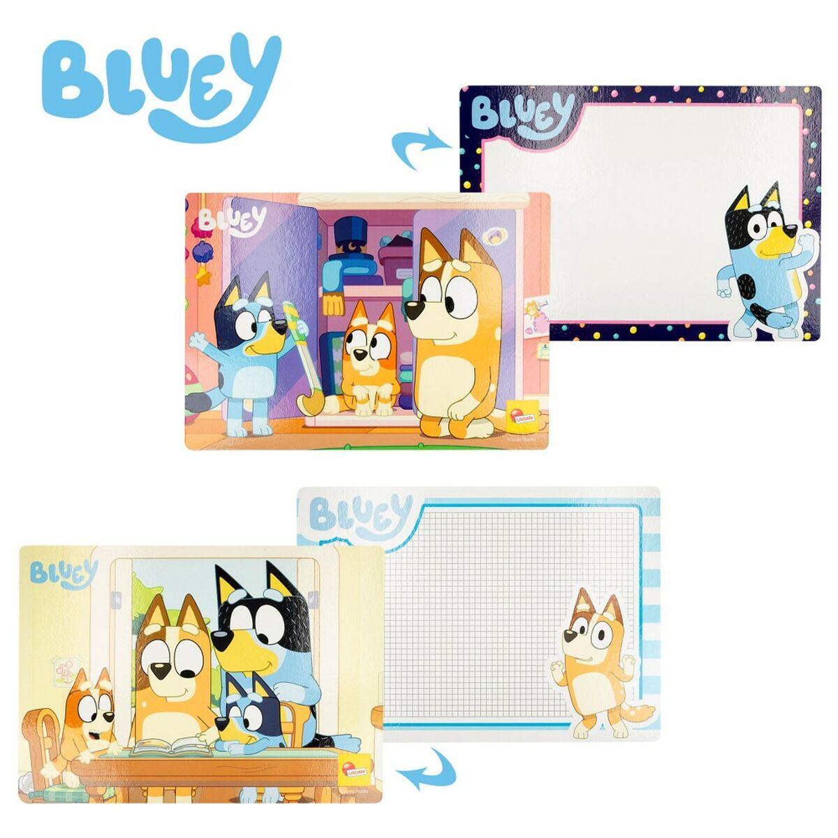 Набор для рисования Bluey Pocket Drawing School (12 штук)-4