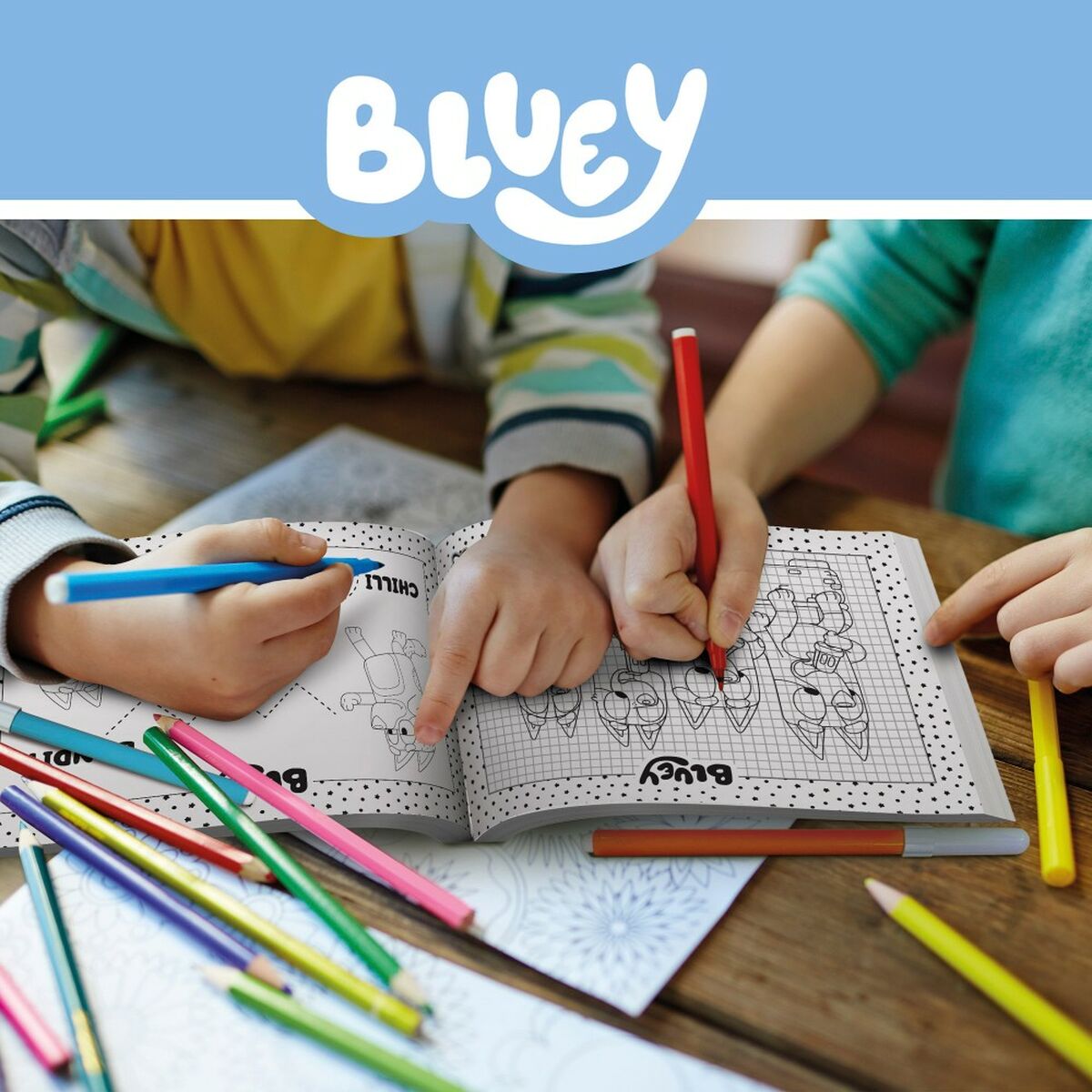 Набор для рисования Bluey Pocket Drawing School (12 штук)-6