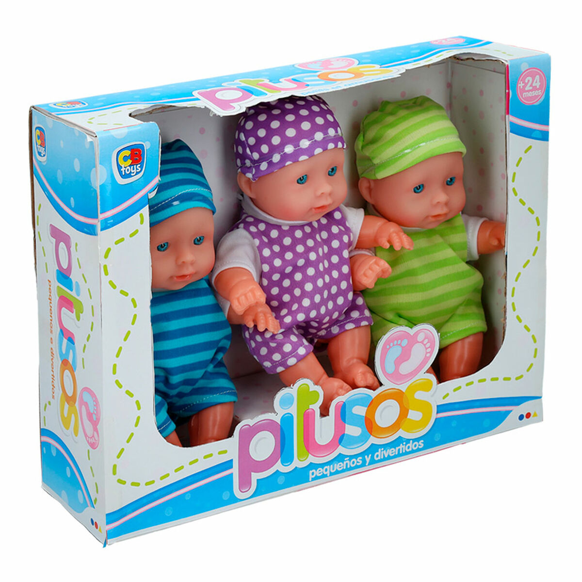 Кукольный набор Colorbaby Pitusos 3 Предметы 20 cm 13 x 20 x 6,5 cm 6 штук-4